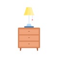 Night Stand Icon Image. Royalty Free Stock Photo