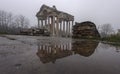 Ancient city of aphrodisias on a rainy day Royalty Free Stock Photo