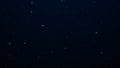 Night starry skies with twinkling or blinking stars background. Space backdrop Royalty Free Stock Photo