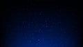 Night starry sky, dark blue space background with stars Royalty Free Stock Photo
