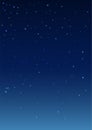 Night starry sky. Vertical background