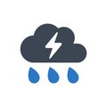 Night storm icon