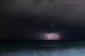 Night storm sea Royalty Free Stock Photo