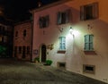 night street in the old town of San Marino Royalty Free Stock Photo