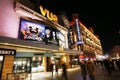 Night street view of Leicester Square