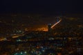 Istanbul aerial view and taksim.