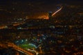 Istanbul aerial view and taksim.