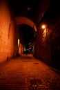 Night streets in jerusalem Royalty Free Stock Photo