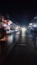 night streets in Payakumbuh?? Royalty Free Stock Photo