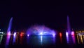 Night Swan Lake show at Roshen fountain