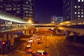 Night taxi at Hong Kong Royalty Free Stock Photo