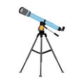 night telescope cartoon vector illustration