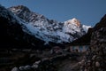 Night in Thame village, Himalayas Royalty Free Stock Photo