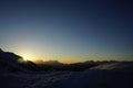 Night time at Cabane Brunet, Switzerland