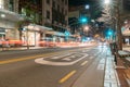 Night time in the city, Wellington