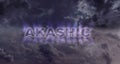 Akashic Concept Dark Night Sky background