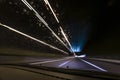 Night time highway Royalty Free Stock Photo