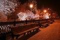 Night-time illumination of Novosibirsk