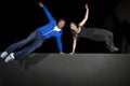 Night Time Parkour Royalty Free Stock Photo