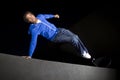 Night Time Parkour Royalty Free Stock Photo