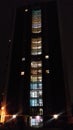 NIGHT TIME PHOTO OF APARMENTS/FLATS LEWISHAM PARK SOUTH LONDON Royalty Free Stock Photo