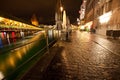 Night time scene of Lucerne along river