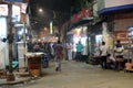 Night time shopping near New Market in Kolkata