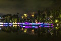 Night time shot of Singapore Royalty Free Stock Photo