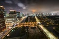 Tokyo Skyline at night from the imperial palace