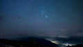 Night timelapse of the Austrian sky