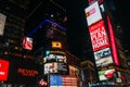 Night Times Square in New York, USA