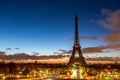 Sunrise over Eiffel tower - Paris