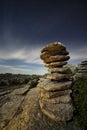 Night at the Torcal Royalty Free Stock Photo