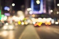 Night traffic blur background Royalty Free Stock Photo