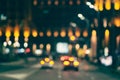 Night traffic blur background Royalty Free Stock Photo