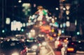 Night traffic blur background Royalty Free Stock Photo