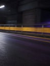 Night traffic blur. A blurry image of city lights and traffic on a street at night Royalty Free Stock Photo