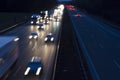 Night traffic on a german highway