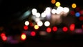 Night traffic timelapse. Blur carlight moving
