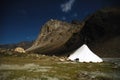 Night trekking camp Royalty Free Stock Photo