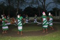 At Night Tribal dance in forest envirment