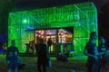 Night Tuborg bar at at Atlas Weekend Festival in Kiev, Ukraine