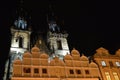 Tyn Cathedral over the burgher houses