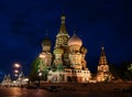 Night, Vasily Blazhennogo's church