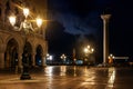 At night in Venice Royalty Free Stock Photo