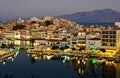 Night view of Aghios Nikolaos