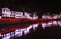 Night view of Amasya city center, Turkey Royalty Free Stock Photo