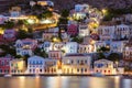 View of Ano Symi, Greece