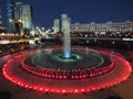 A night view in Astana