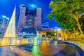 Night view of Banqiao Citizen Square City hall